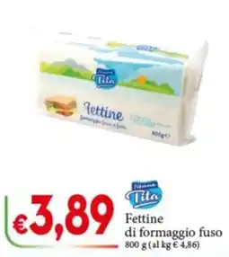 D'Italy Fettine di formaggio fuso offerta
