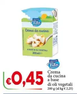 D'Italy Crema da cucina Tita a base di oli vegetali offerta