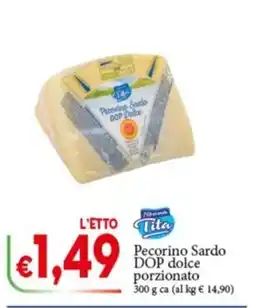 D'Italy Pecorino Sardo DOP dolce porzionato offerta