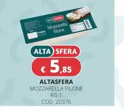 Altasfera Alta sfera mozzarella filone offerta