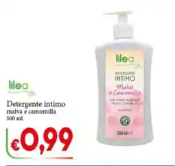 D'Italy Detergente intimo malva e camomilla lilea offerta