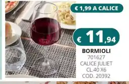 Altasfera Calice Juliet Bormioli offerta