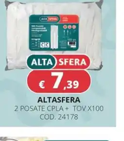 Altasfera Alta sfera posate cpla + tov x100 offerta