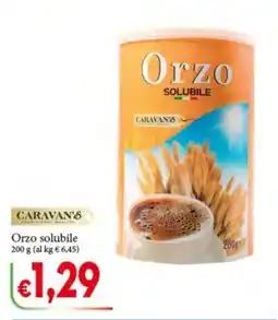 D'Italy Orzo solubile Caravan's offerta