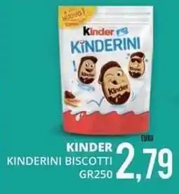 Mazzeo Giocattoli Kinder Kinderini biscotti offerta