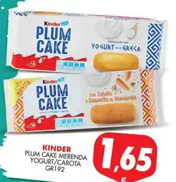 Mazzeo Giocattoli Kinder Plum Cake offerta