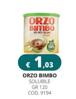 Altasfera Orzo Bimbo solubile offerta