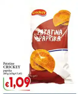 D'Italy Patatine Crickey paprika offerta