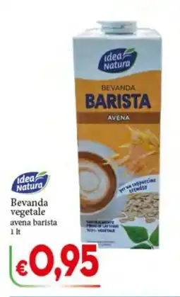 D'Italy Idea Natura bevanda vegetale avena barista offerta