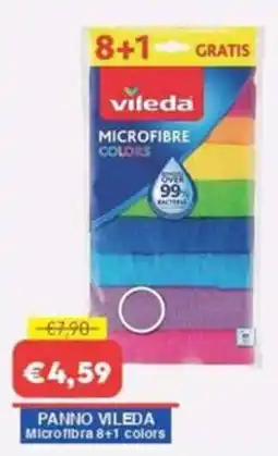 Huali Market Panno Vileda Microfibra 8+1 colors offerta