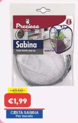 Huali Market Sabina Cesto bucato pop-up offerta
