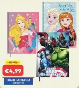 Huali Market Diari Fantasia Assortiti offerta