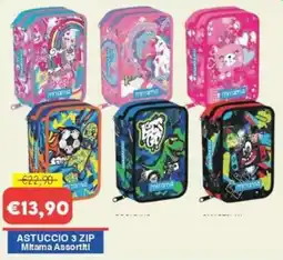 Huali Market Astuccio 3 zip Mitama Assortiti offerta