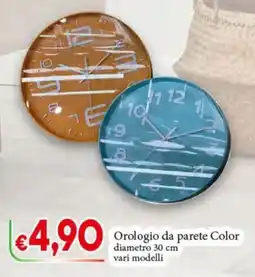 D'Italy Orologio da parete Color offerta