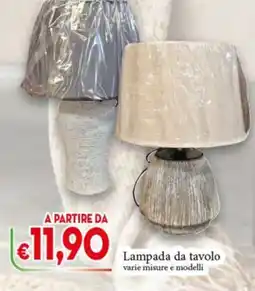D'Italy Lampada da tavolo offerta