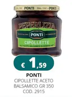 Altasfera Cipollette aceto balsamico Ponti offerta