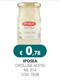 Altasfera Iposea cipolline aceto offerta