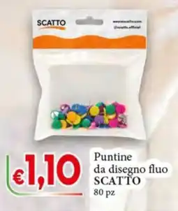 D'Italy Puntine da disegno fluo SCATTO offerta