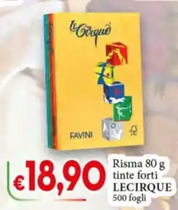 D'Italy Le Cirque Favini offerta