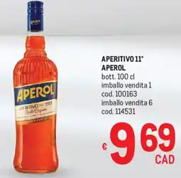 Metro Aperol offerta