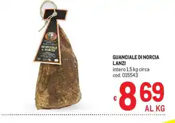 Metro Guanciale di Norcia Lanzi offerta