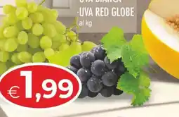 MerSi Supermercati Uva bianca - Uva red globe offerta