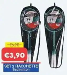 Huali Market Set 2 racchette badminton offerta