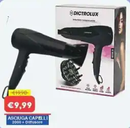 Huali Market Asciuga capelli Dictrolux offerta