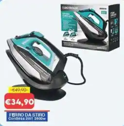 Huali Market Ferro da stiro cordless 2in1 offerta