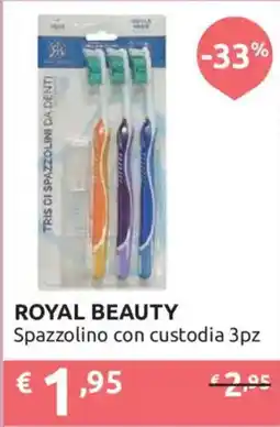 Ipersoap Royal Beauty Spazzolino con custodia offerta