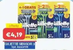Huali Market Gilette Sensor 3 offerta