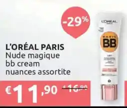 Ipersoap L'Oréal Paris Nude magique bb cream offerta