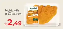 MerSi Supermercati Cotoletta sottile Amadori offerta