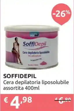 Ipersoap Soffidepil Cera depilatoria liposolubile assortita offerta