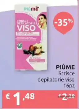 Ipersoap Piùme Strisce depilatorie viso offerta