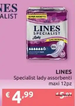 Ipersoap Lines specialist lady assorbenti offerta