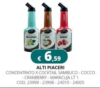 Alti piaceri concentrato x cocktail