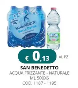 Altasfera San Benedetto acqua frizzante naturale offerta