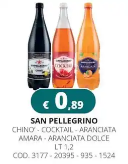 Altasfera San Pellegrino Chino' Cocktail Aranciata offerta