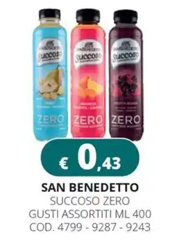 Altasfera San Benedetto Succoso Zero offerta