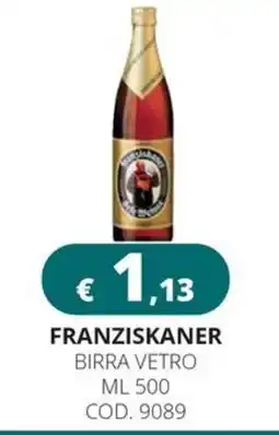 Altasfera Franziskaner birra vetro offerta