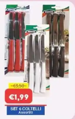 Huali Market Set 6 coltelli assortiti offerta