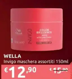Ipersoap Wella Invigo maschera assortiti offerta