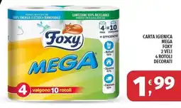 Vivo Supermercati Carta igienica mega Foxy offerta