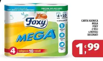 Carta igienica mega Foxy