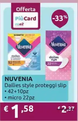 Ipersoap Nuvenia Dailies style proteggi slip offerta