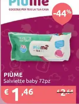 Ipersoap Piùme Salviette baby offerta