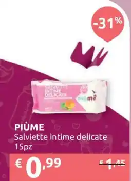 Ipersoap Piùme salviette intime delicate offerta