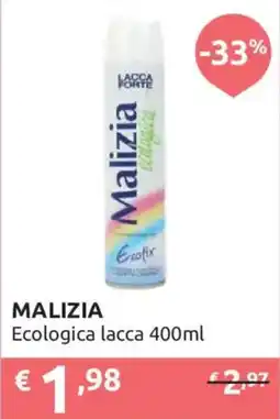 Ipersoap Malizia Ecologica lacca offerta