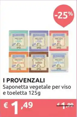 Ipersoap I Provenzali Saponetta vegetale per viso e toeletta offerta